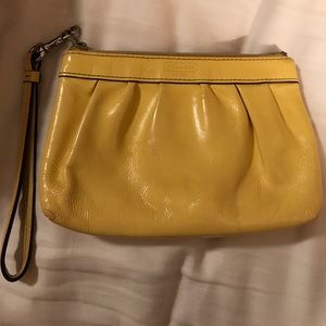 Yellow Coach Wristlet