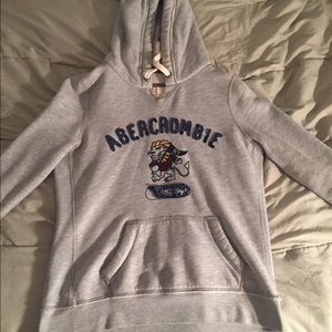 Large Abercrombie and fitch pull over sweater