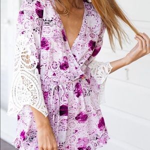Pink Tribal Design Dress/Top