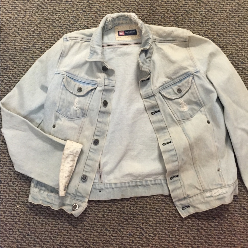 Duck head jeans co denim jacket!