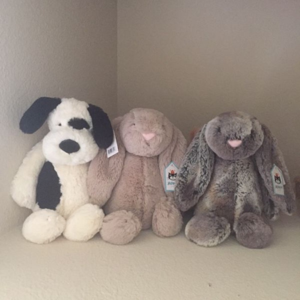 🍀SOLD🍀  Puppy&Bunnies Plush