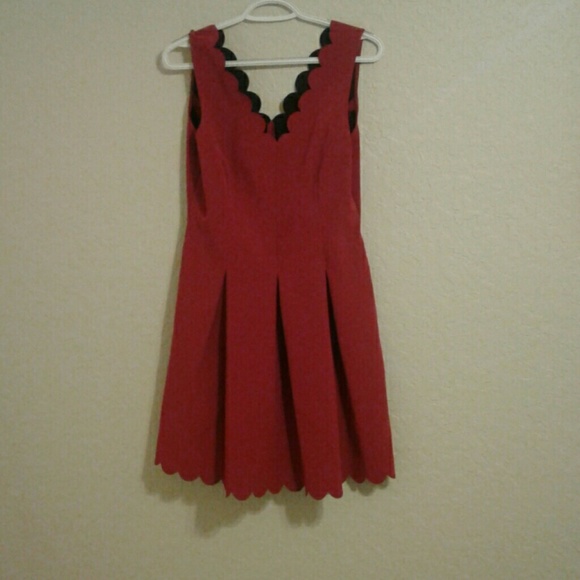 Red Cocktail Dress - Picture 3 of 3
