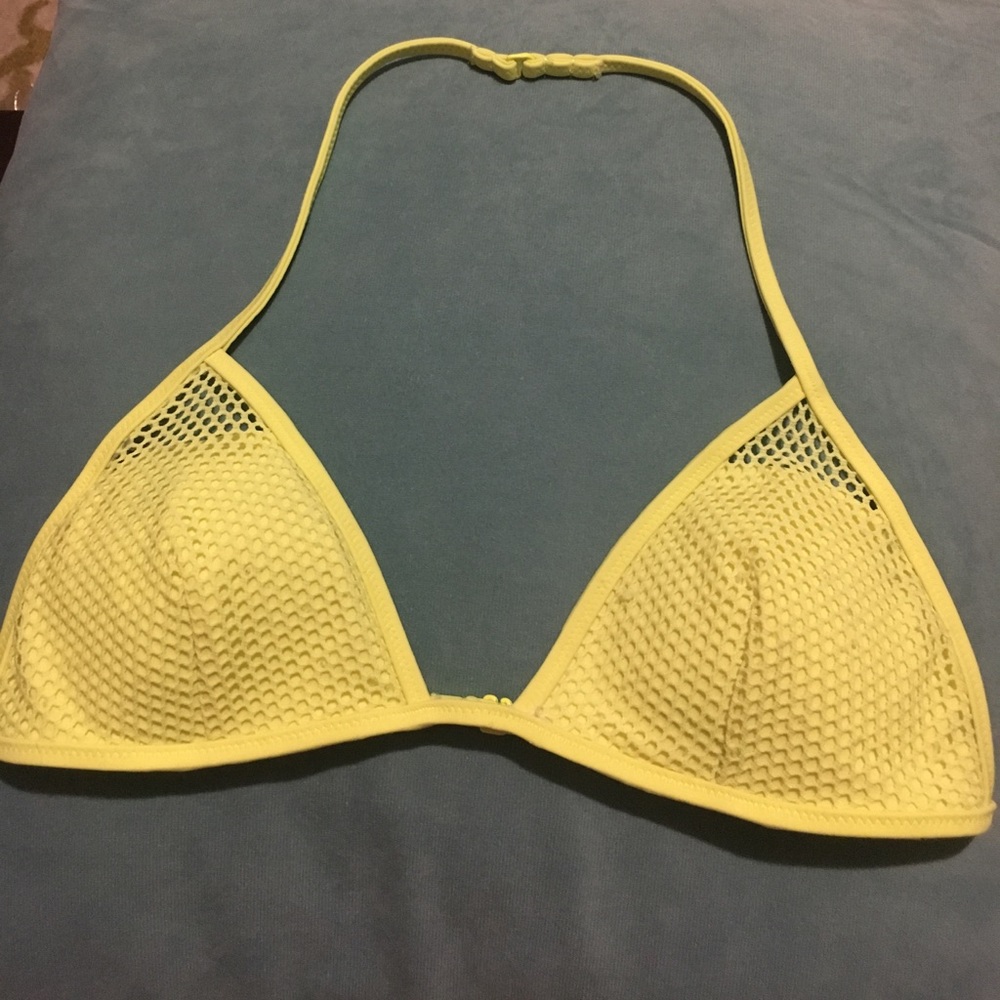 Neon yellow VS swim top