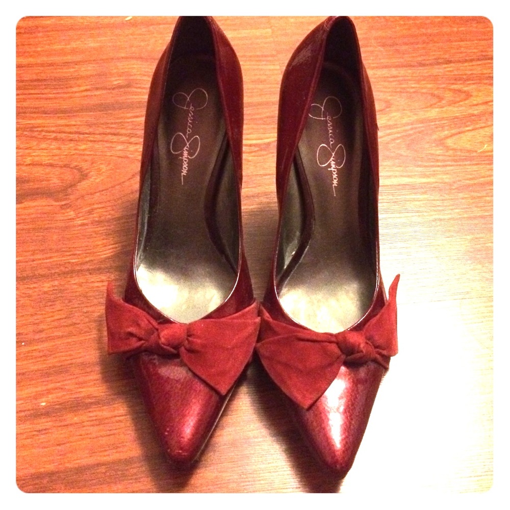 Jessica Simpson Red Heels size 8b