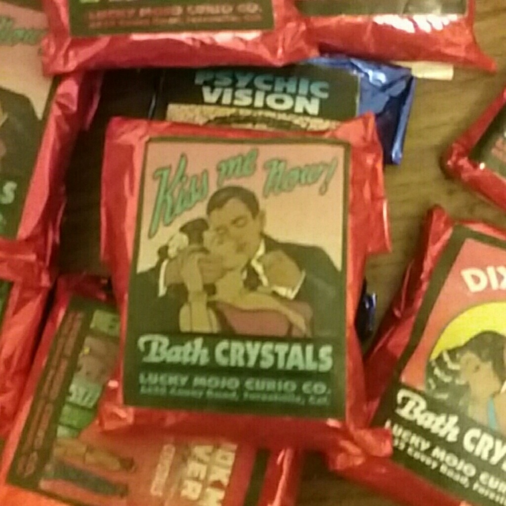 Lot of Lucky Mojo bath crystals