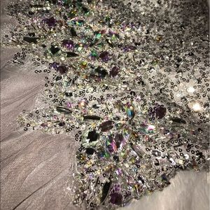 Lavender/Silver Blondie Nites Prom Dress