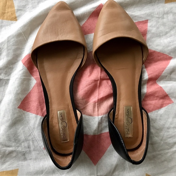 Halogen Shoes - Halogen Nude and Black Flat