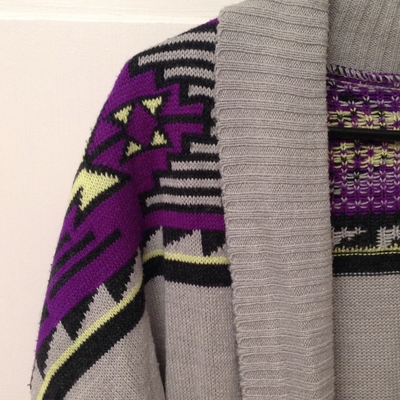 Grey Knit Cardigan - Picture 2 of 6