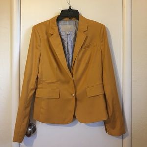 Banana Republic Mustard Yellow Blazer