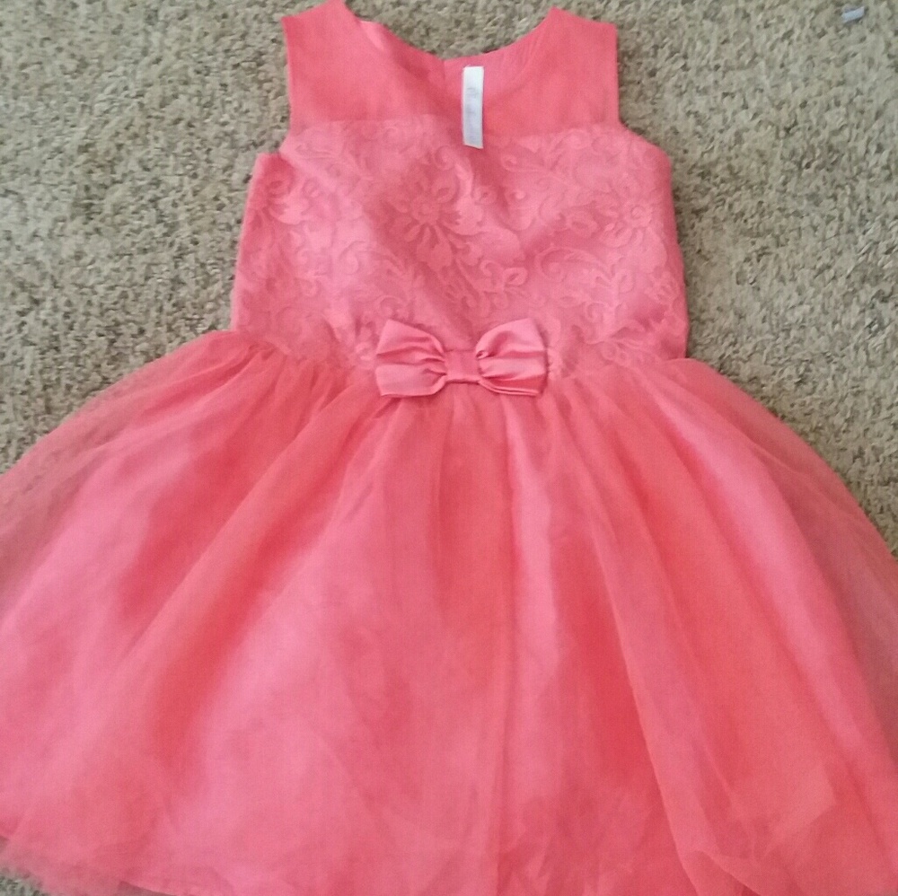 Salmon dress- used twice,  still new