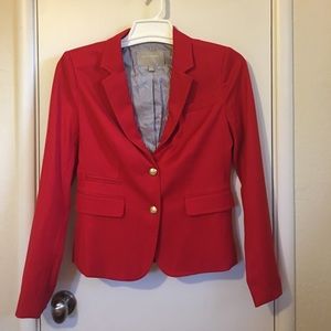 Banana Republic Red Nautical style Blazer