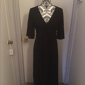 Black maxi dress