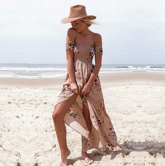 Back! Isla Maxi Dress in Dusty Rose - Picture 2 of 3