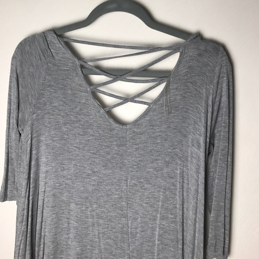 GRAY DRESS - Picture 3 of 3