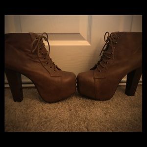 Brand New Lace Up Boot Heels