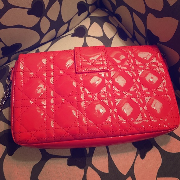 Dior wallet on chain in patent leather - Picture 4 of 6