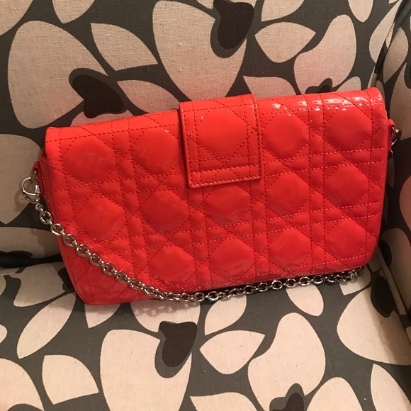 Dior wallet on chain in patent leather - Picture 6 of 6