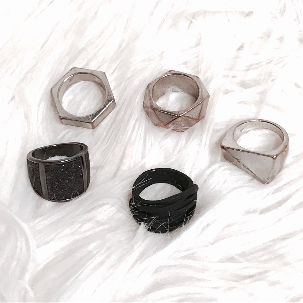 Assorted Rings (Set of 5) - Picture 4 of 4