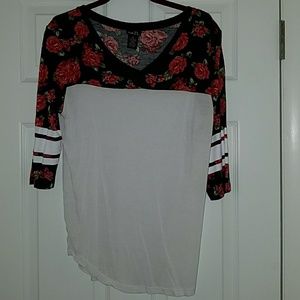 Floral Jersey Top