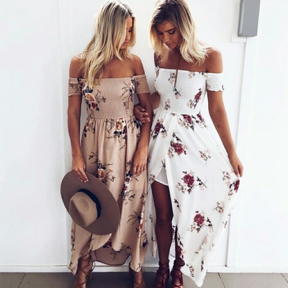 Back! Isla Maxi Dress in Ivory - Picture 3 of 3