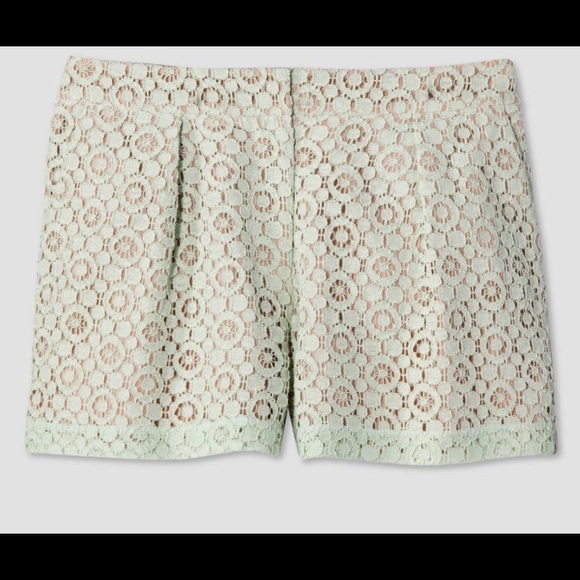 NWT Victoria Beckham for Target Mint Green Shorts - Picture 2 of 5