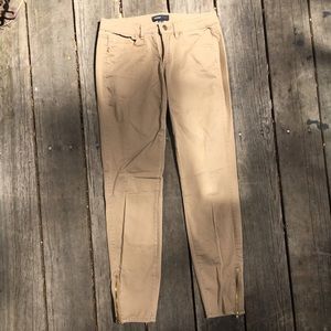 MANGO khaki skinny pants