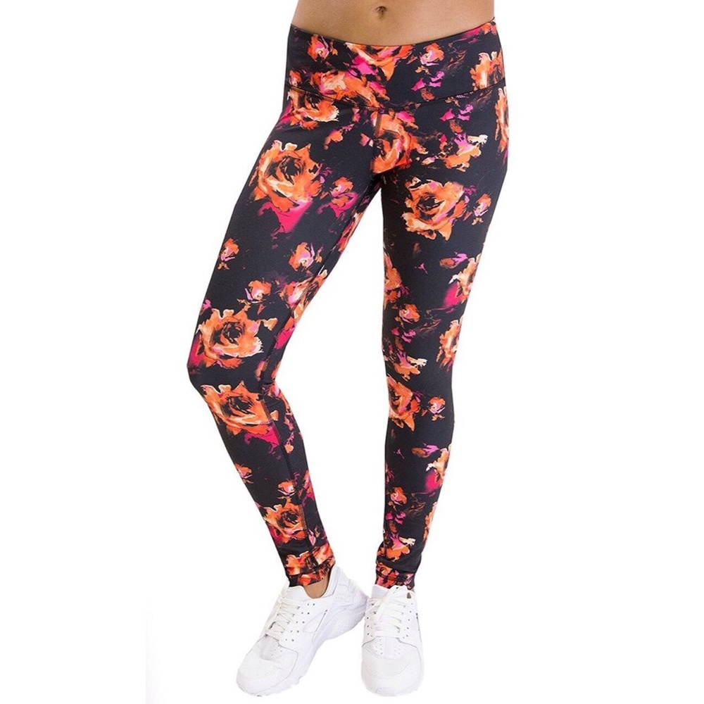[90 degree by reflex] printed yoga pants - Picture 2 of 6