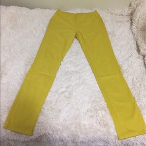 Uniqlo Yellow Skinny Pants
