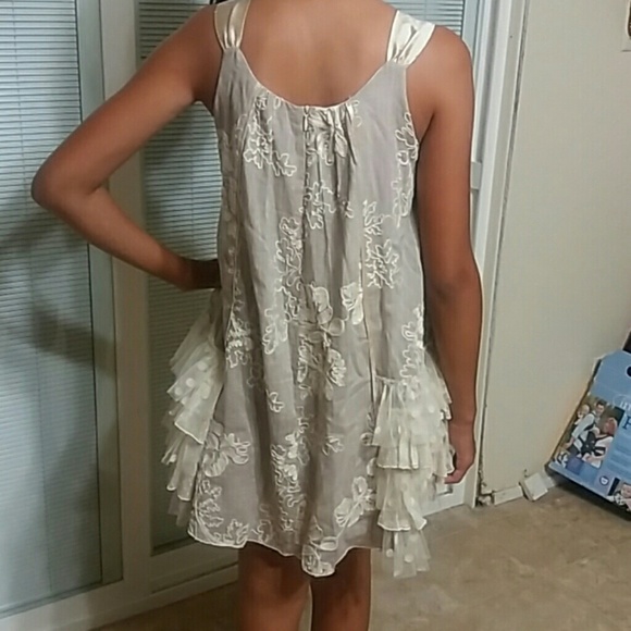 Fancy burlap dress - Picture 4 of 4