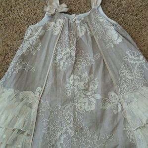 Fancy burlap dress