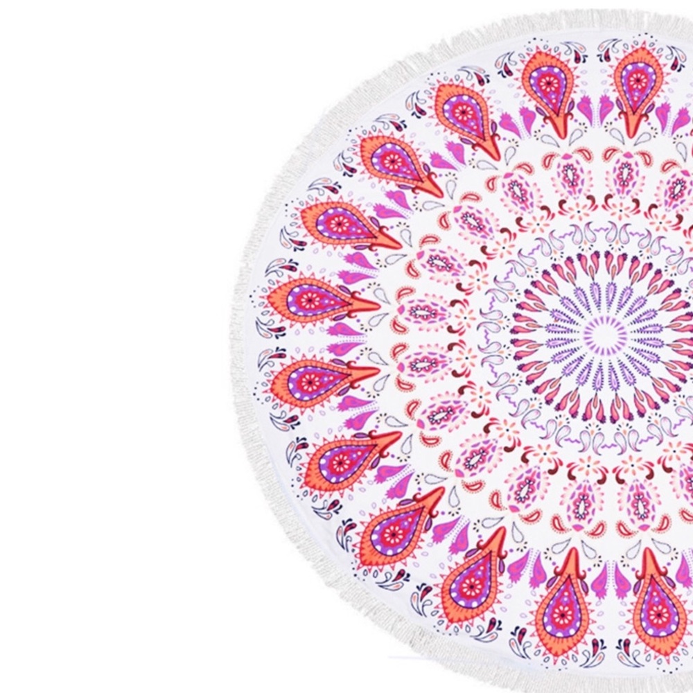 Round Beach Towel ( Cotton )