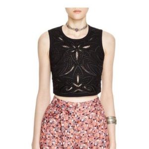 🎉HOST PICK 9/25/17! Free People Black Crop Top 🎉