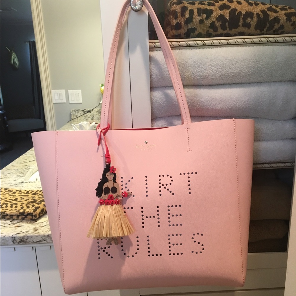 New Kate Spade skirt the rules handbag/tote