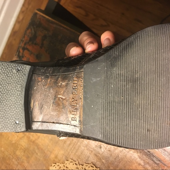 Billy Reid Snakeskin Embossed Double Monkstraps - Picture 3 of 3