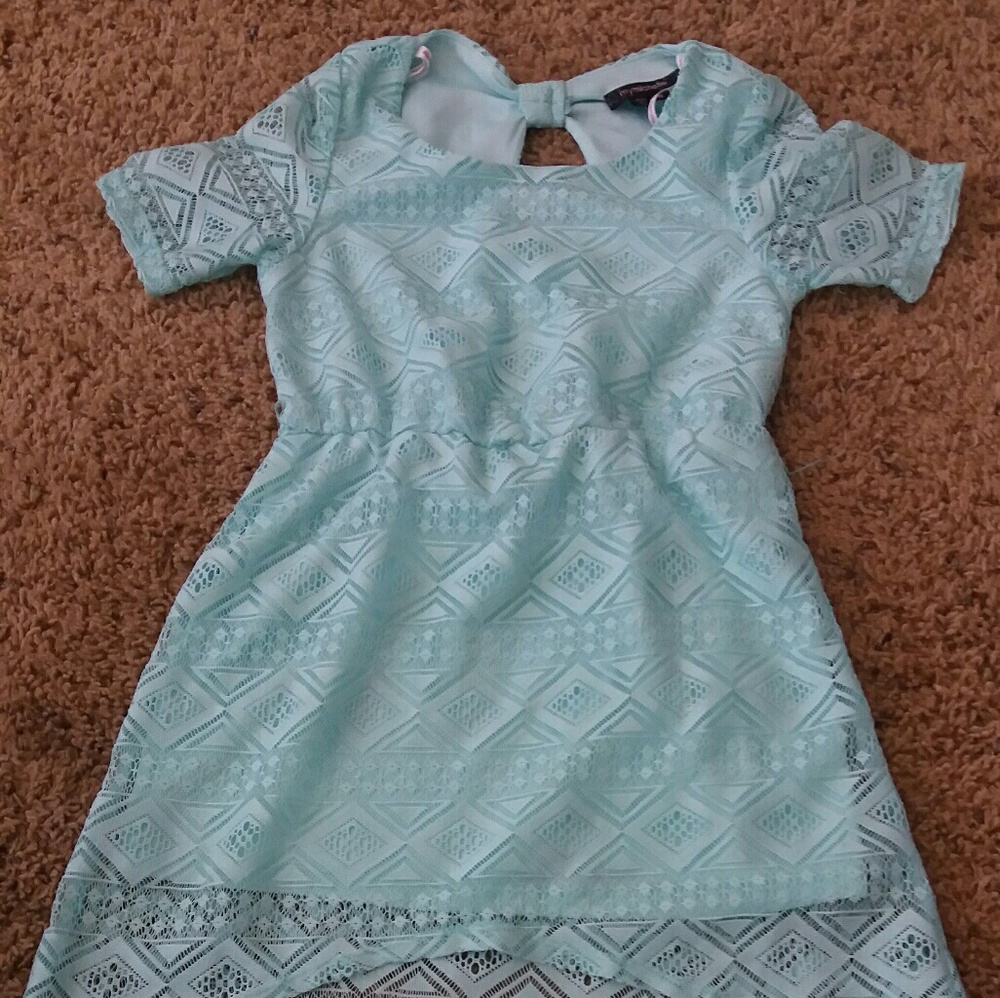 High low lace dress