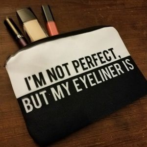 Im not perfect makeup bag