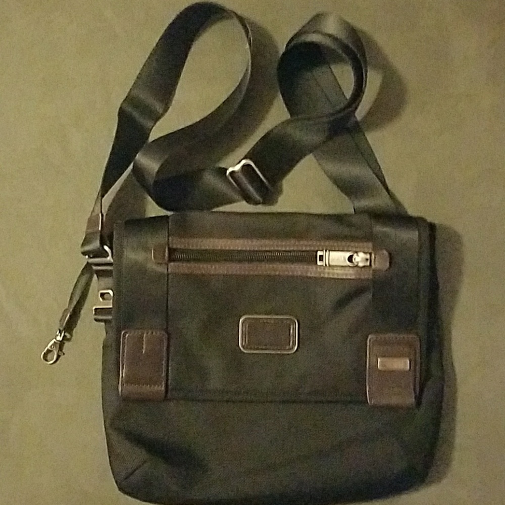 Tumi Small Laptop Tablet Black Shoulder Bag