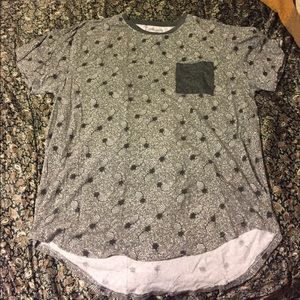 Pineapple longer length shirt