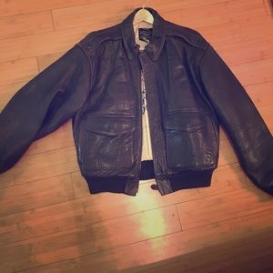 Authentic Avirex leather pilot jacket
