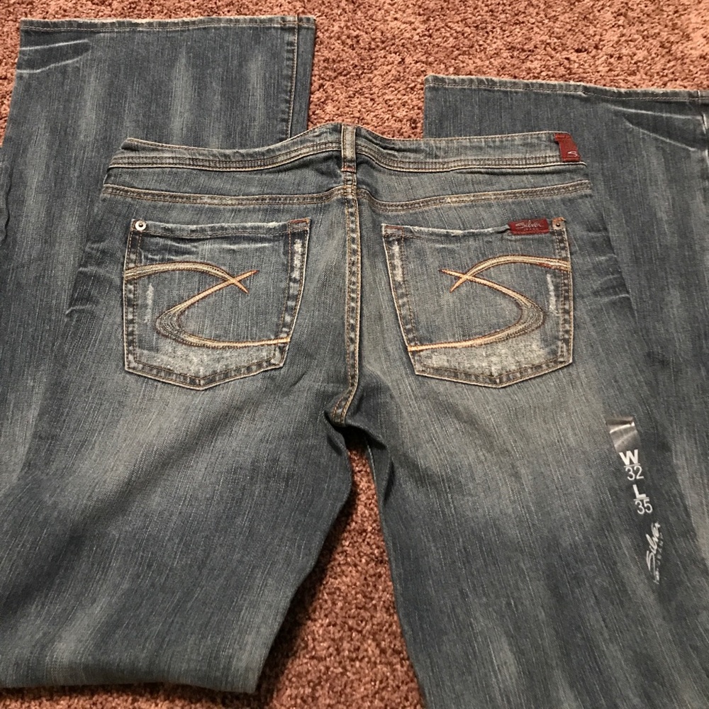 Silver Jeans Prism Jean 32/35 New with Tags