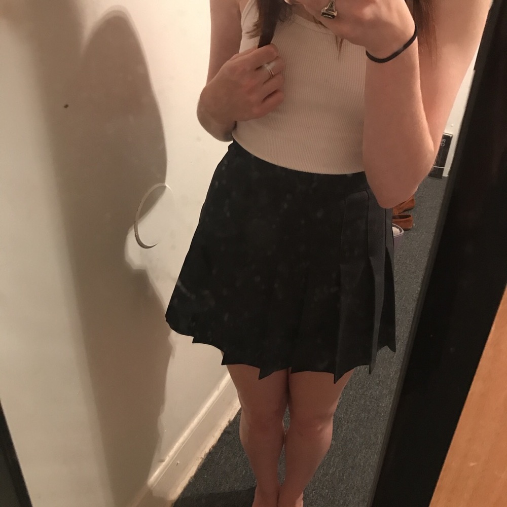 Black American Apparel Tennis Skirt