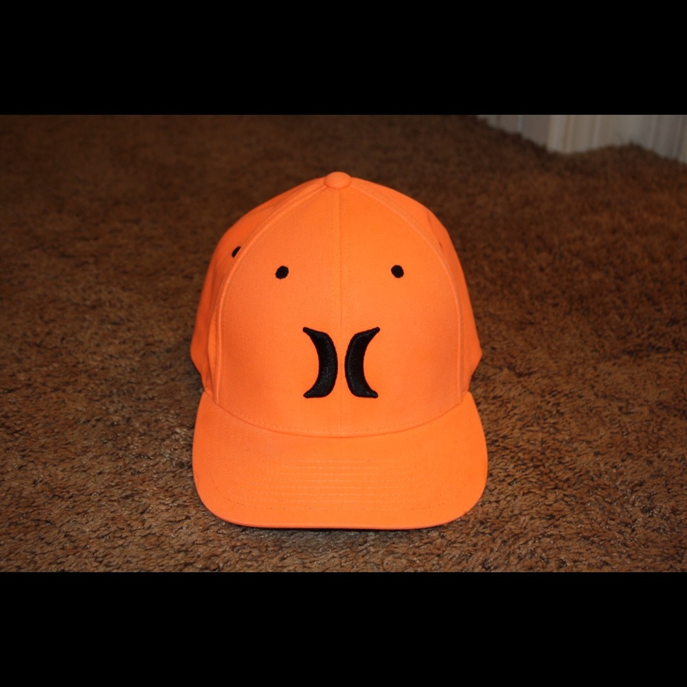 Neon Orange Hurley Baseball Hat