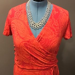 Spring paisley print dress!!