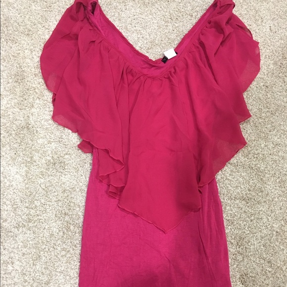 Hot pink fuchsia party dress - Picture 4 of 5