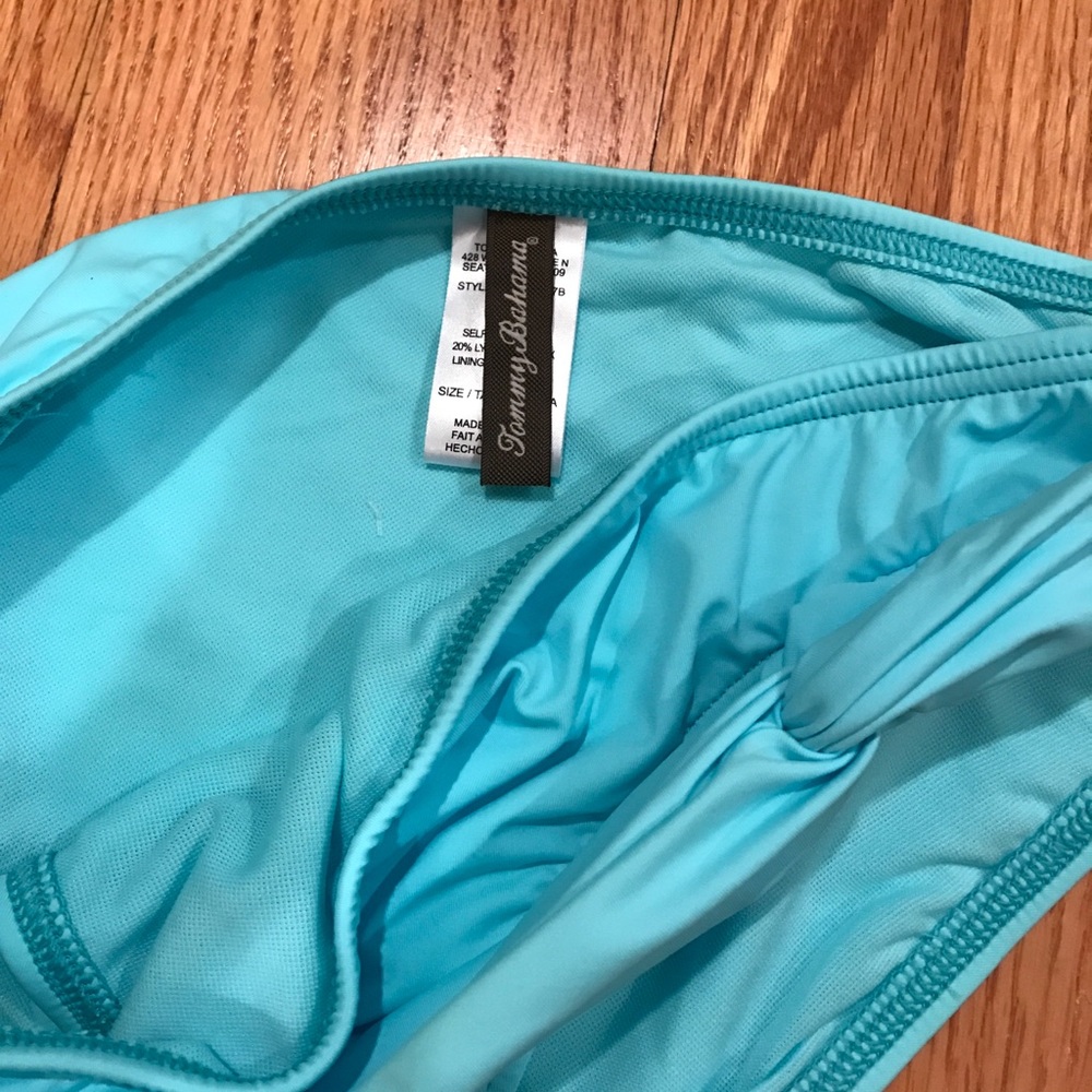 New Women's Tommy Bahama Bikini Bottom,Blue, S - Picture 4 of 8