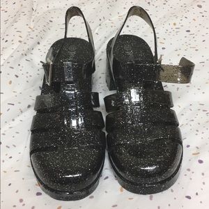 Sparkly Jelly Sandals