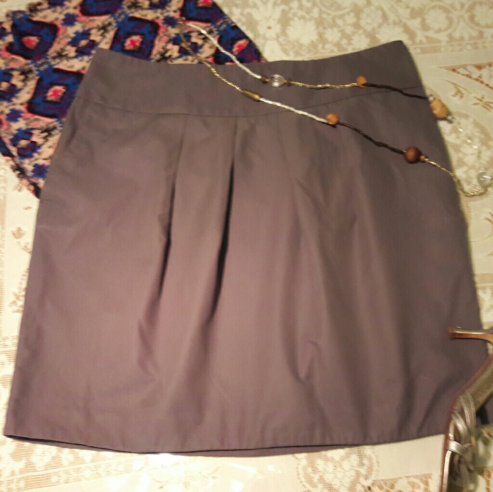 Ann Taylor Pleat Front Skirt