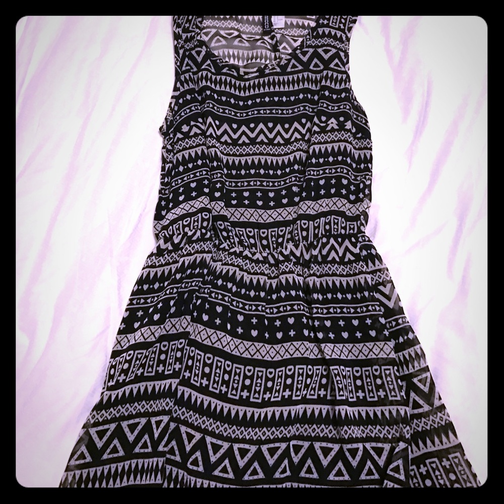 Tribal print summer dress