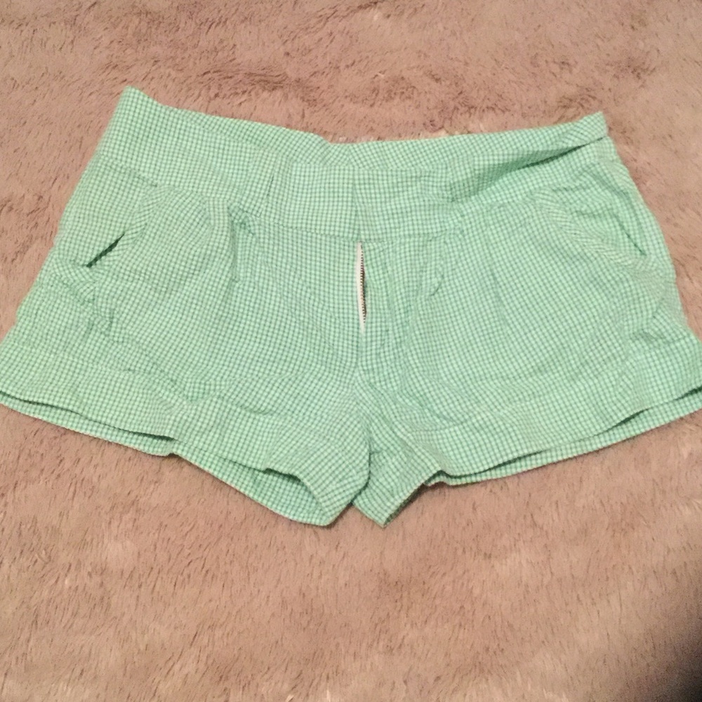 Gingham Baylor Gameday Shorts