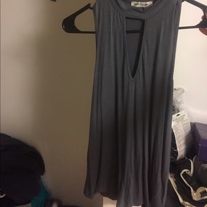 Gray tank top